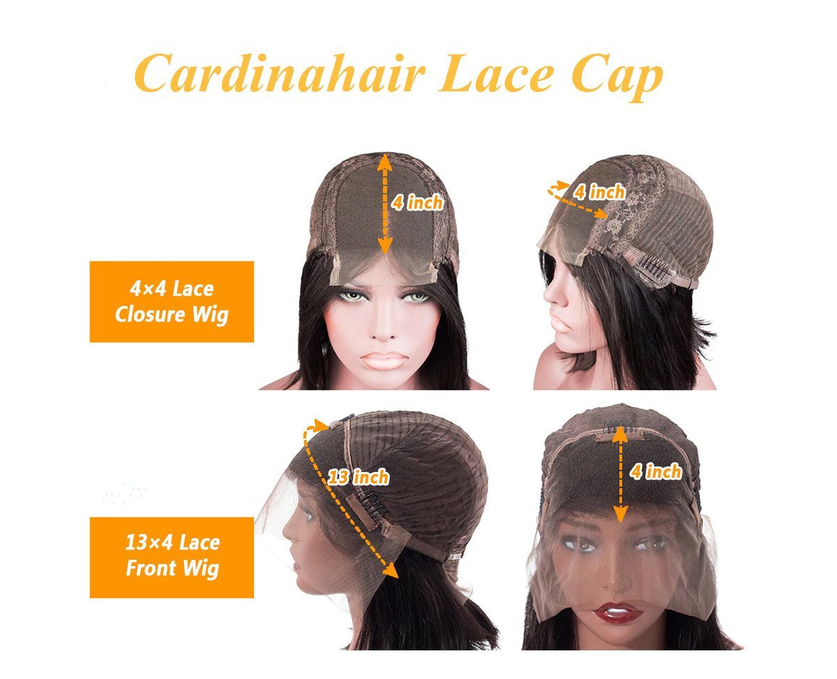 Brown&Orange Ginger Highlight Brown Colored Body Wave Lace Front Wigs
