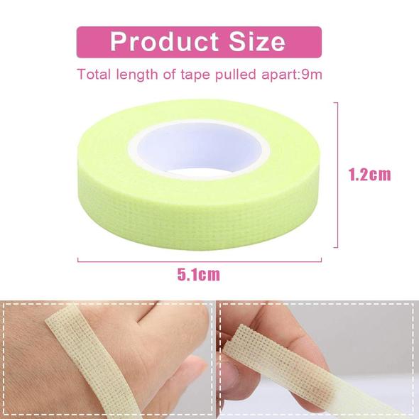 6 Rolls Micropore Eyelash Tape Green