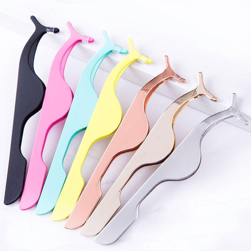 Strip Mink Eyelash Applicator Tweezer