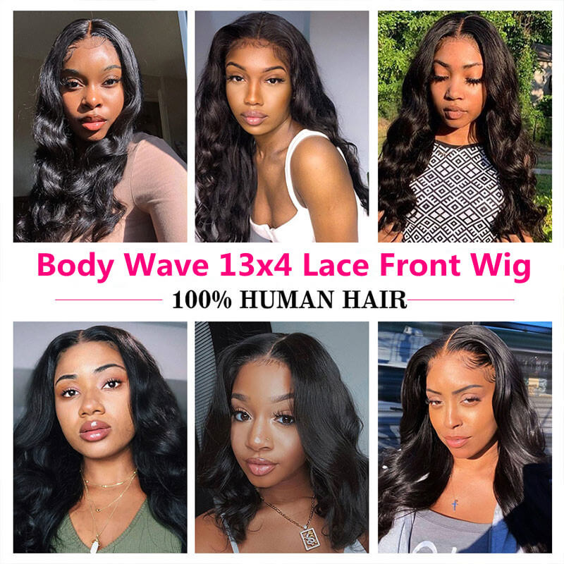 Flash Sale 30inch 150% Density Body Wave 13x4 Lace Front Wigs with Baby Hair