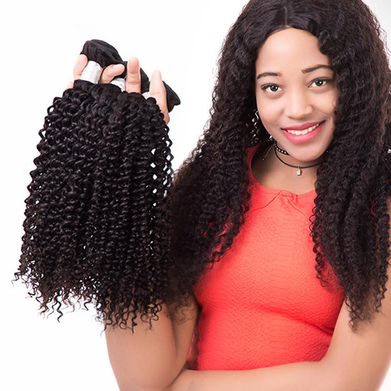 Kinky Curly Brazilian Human Hair 3 Bundles