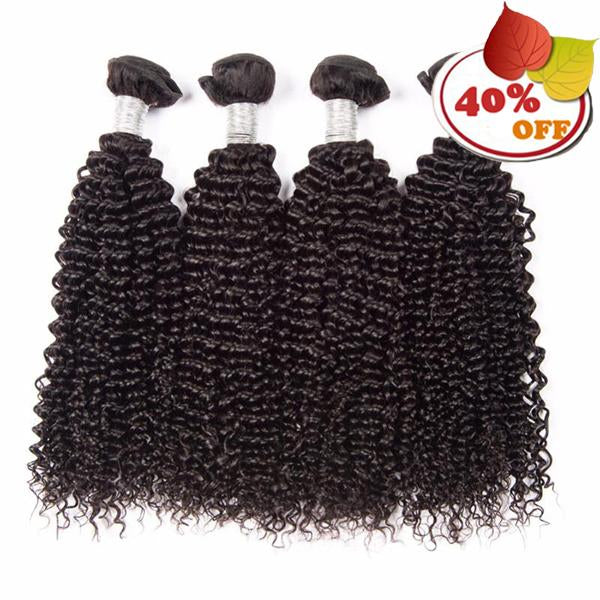 Kinky Curly Brazilian Human Hair 3 Bundles