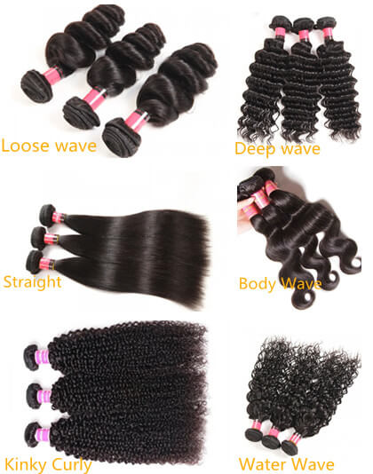 Swiss HD Lace 4x4 Closure with 3pcs 12A Bundles Multiple Texture