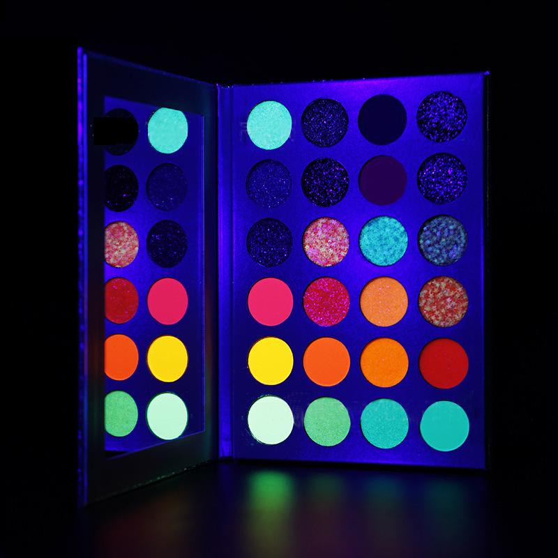 elsalash Palette 54 Bright Colors Bright Neon Glitter Matte Shimmer Eye Shadow